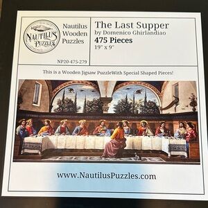 Nautilus Wooden Puzzle - The Last Supper - Multicolor